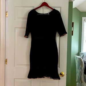 Black sweater dress